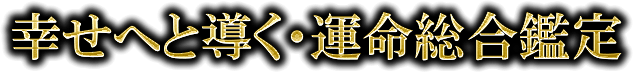 幸せへと導く　運命総合鑑定